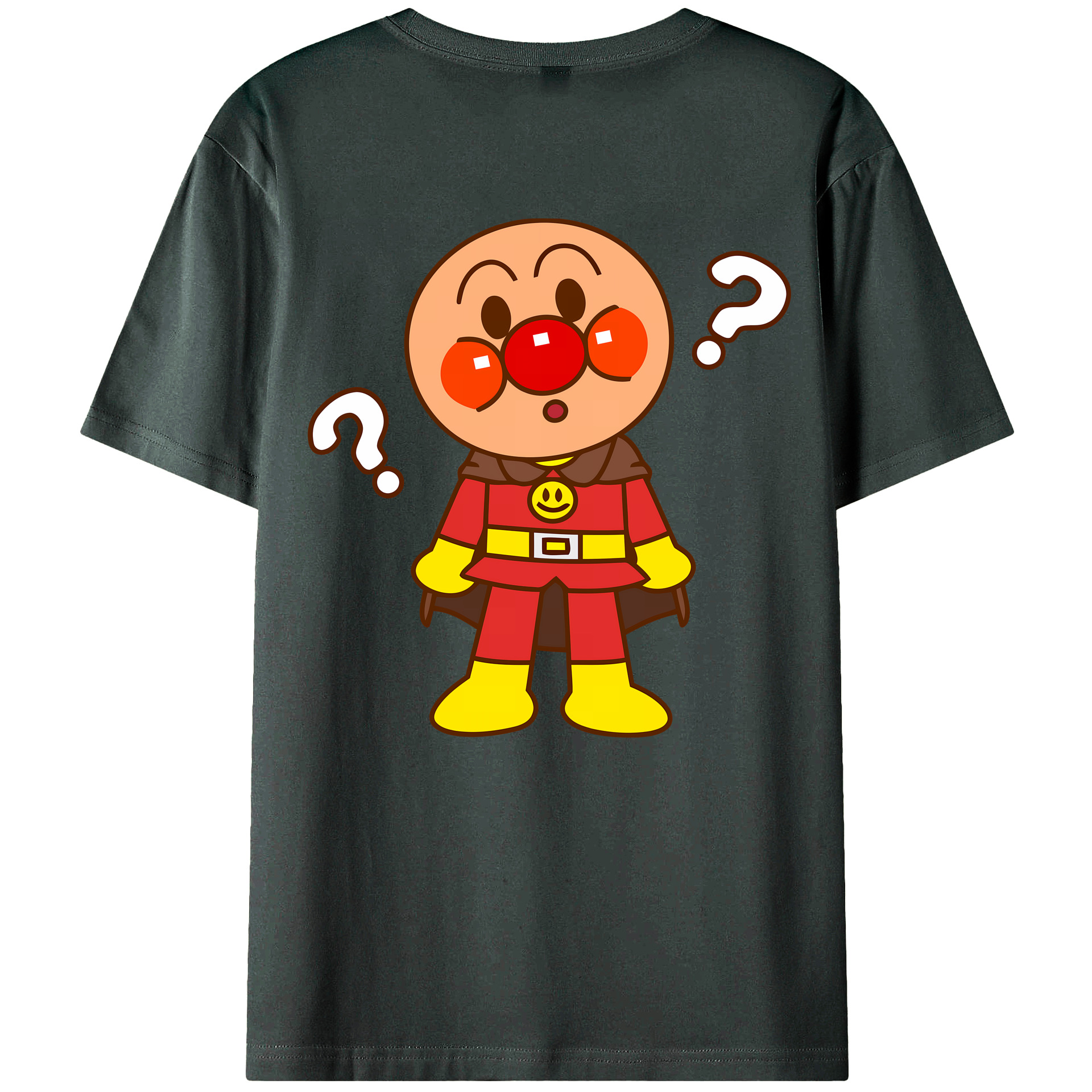 （画像用） アンパンマン Anpanman 綿100％ メンズ半袖Tシャツ（バックプリント） 通気性